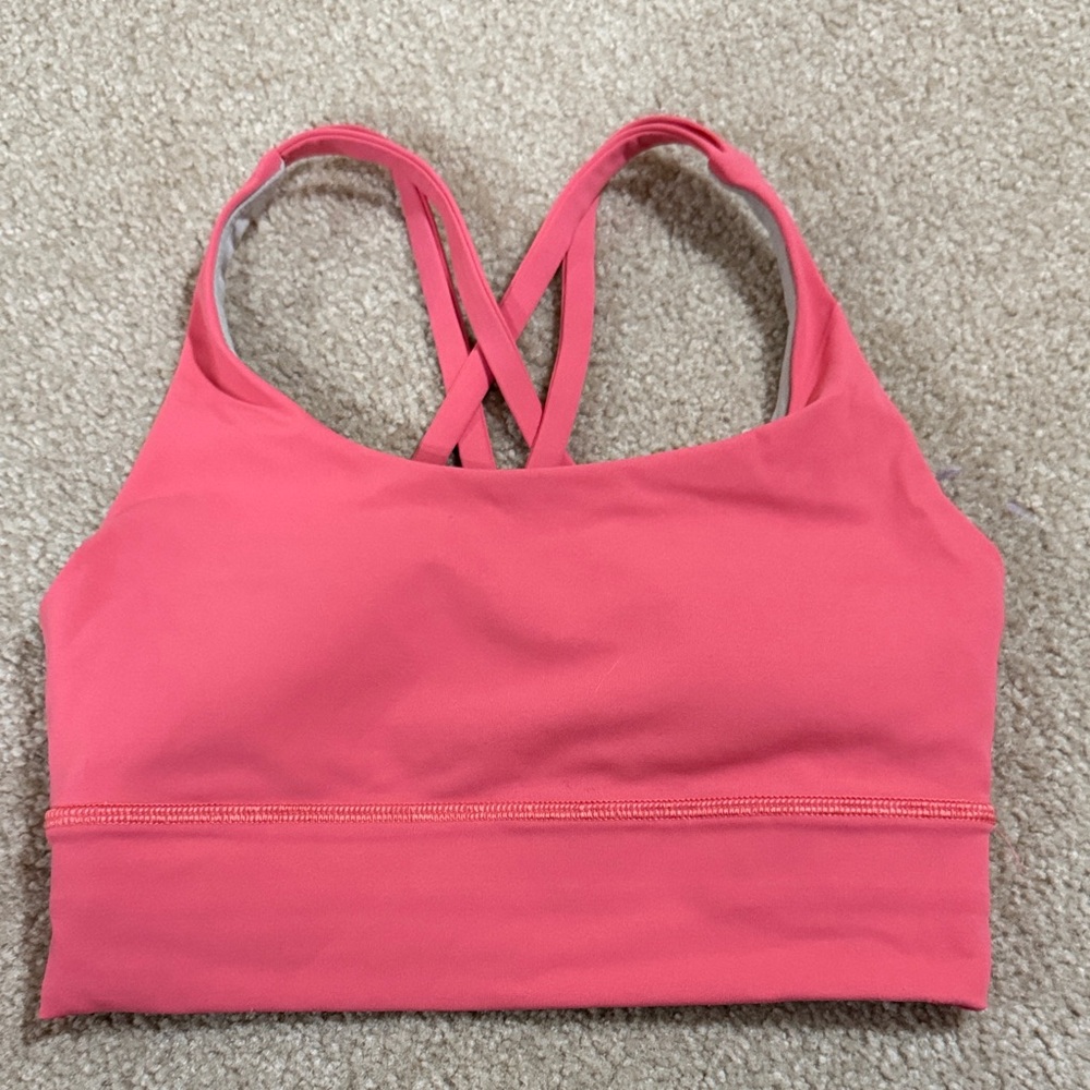 Lululemon Athletica Coral Sports Bra